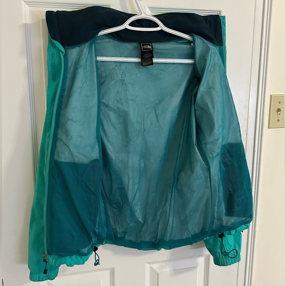 The North Face HyVent Rain Jacket in Teal Green - Picture 3 of 7